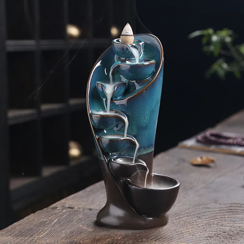 Backflow Incense Waterfall – Soothing Incense Burner for Relaxation and Aromatherapy