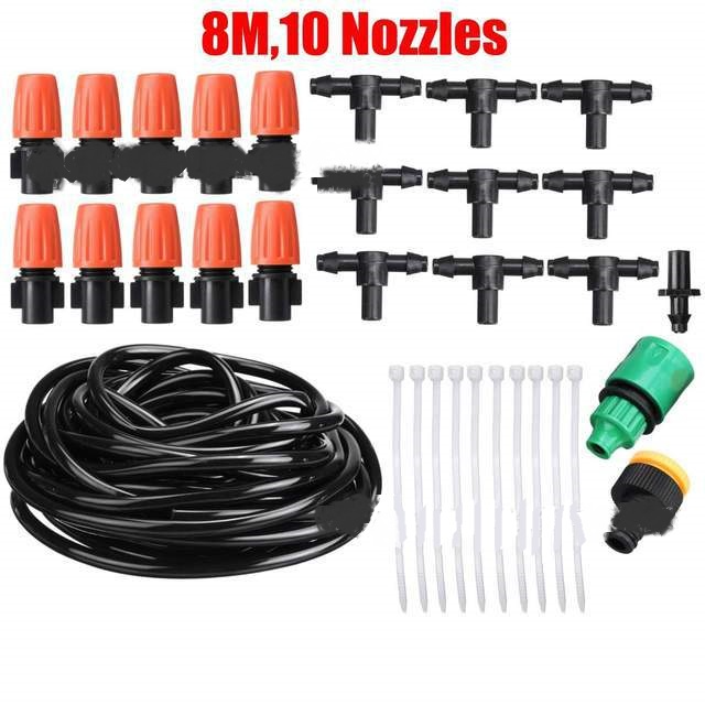 Automatic Drip Irrigation System Set – Efficient Garden Watering for Plants and Flowers