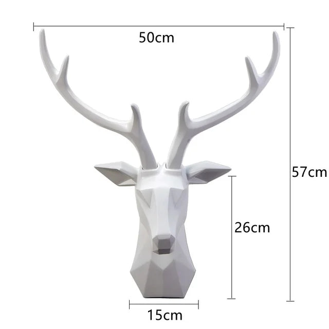 3D Deer Head Wall Decoration – Elegant Wall Art for Your Home