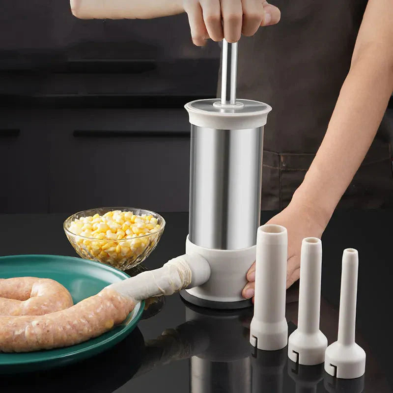 Manual Sausage Stuffer – Ideal for Making Sausages and Meat Specialties at Home