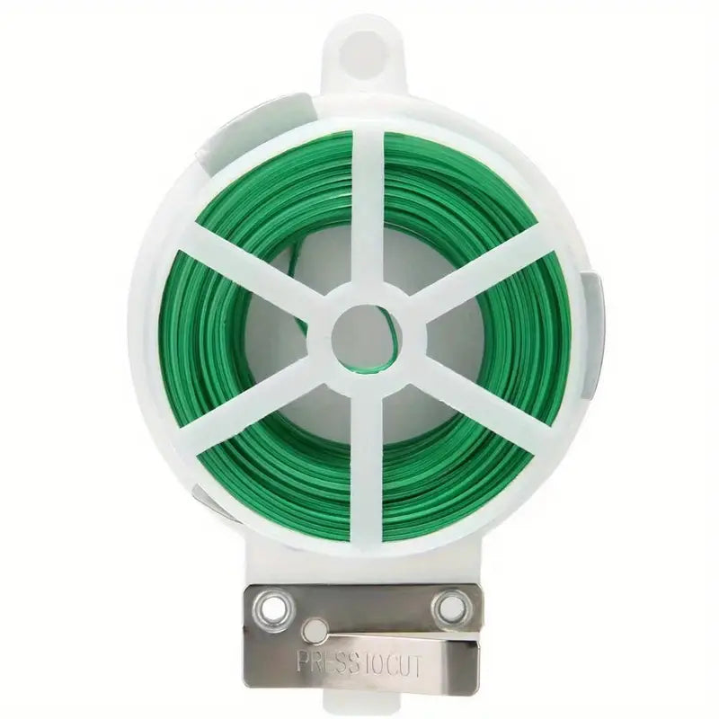 Garden Twist Tie Wire – 50m Roll for Plant Care and Gardening, Flexible Wire for Plant Support and Fastening