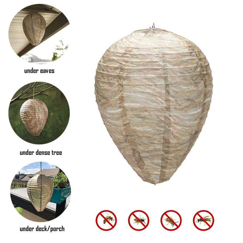 Wasp Nest Deterrent Lamp – Hanging Insect Protection Net Against Wasps and Pests
