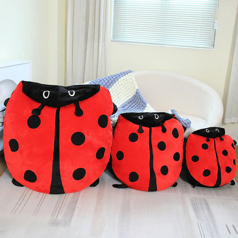 Cute Ladybug Plush Pillow for Kids