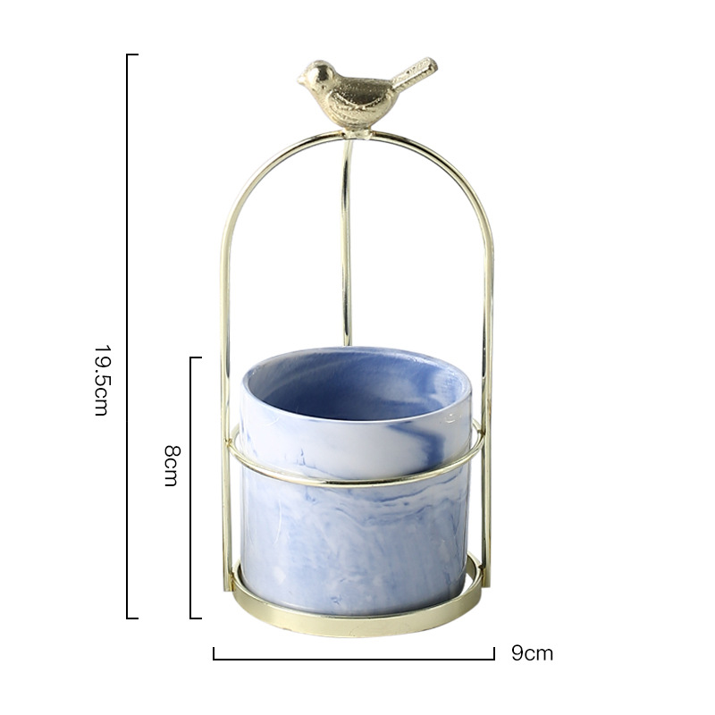 Flower Planters with Bird Design – Decorative Plant Pots for Garden and Balcony