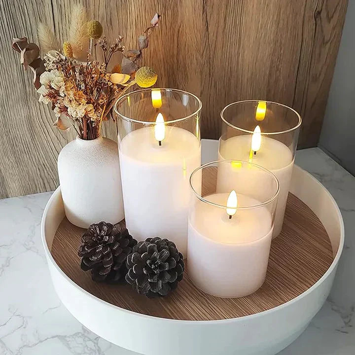 Flameless LED Candles Set for Cozy Lighting