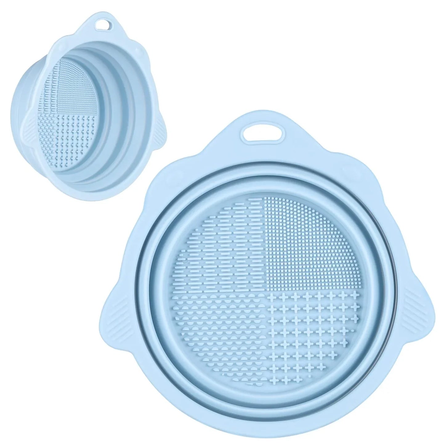 Foldable Silicone Cleaning Bowl for Brushes and Sponges