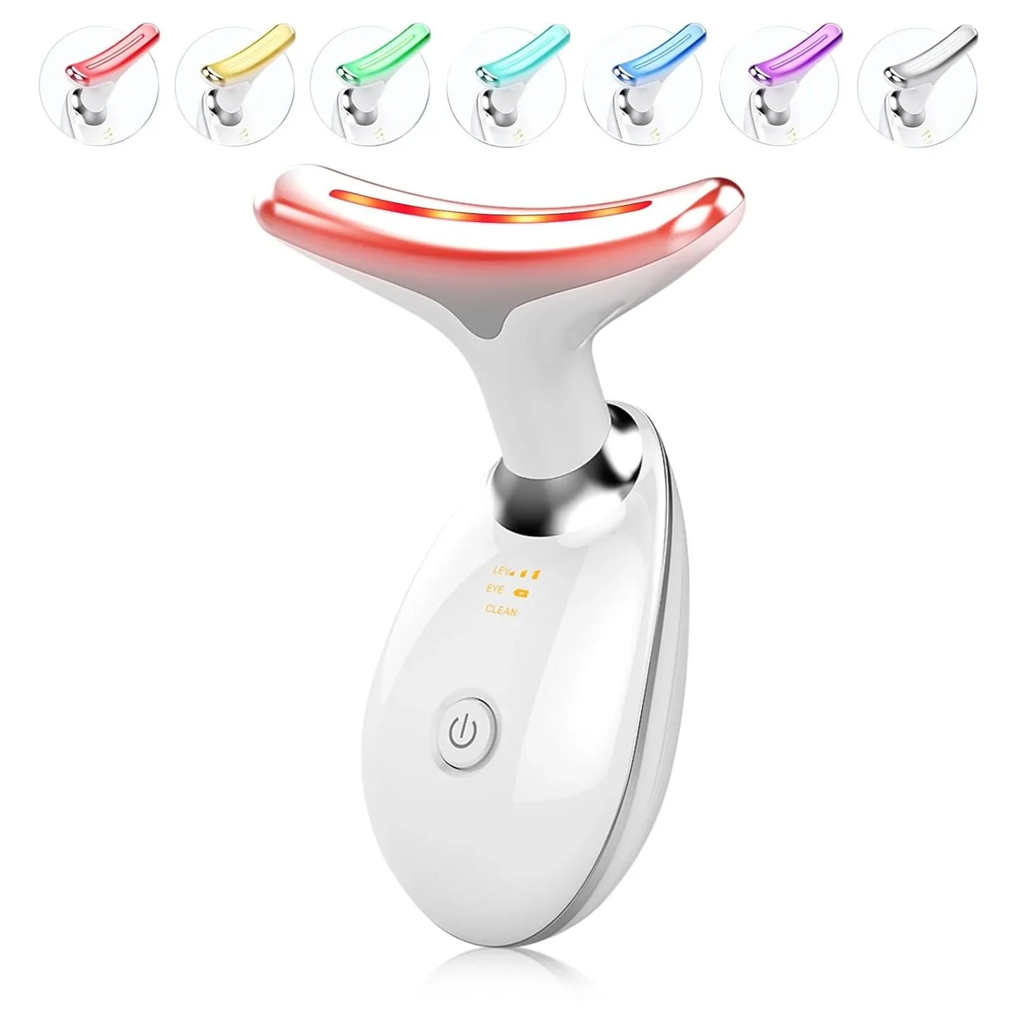 7-Color LED Facial Care Device for Skin Rejuvenation and Anti-Aging