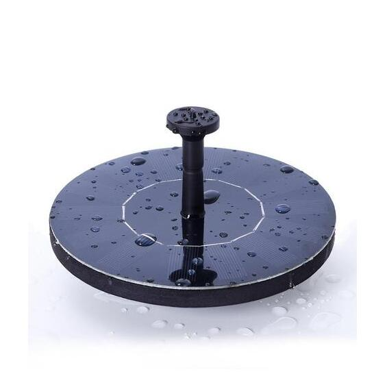 Solar-Powered Bubbling Fountain for Bird Baths – Water Sprinkler with Solar Panel