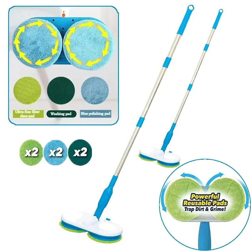 Cordless Electric Mop – Reusable Pads