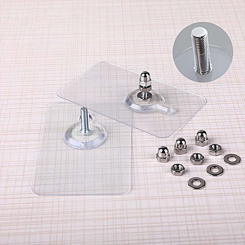 Self-Adhesive Reusable Hooks for Wall Mounting