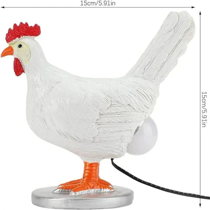 Creative Chicken Table Lamp – Charming Animal Design Lamp for Home Décor