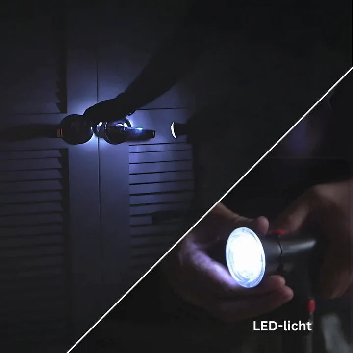 Foldable Walking Cane with LED Light – Stable Support for Independent Mobility