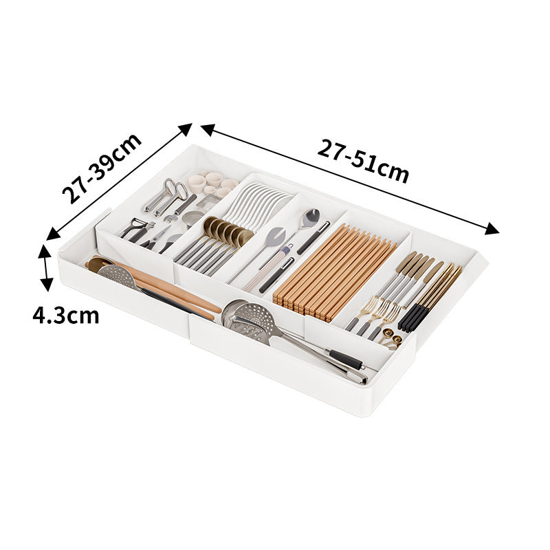 Modular Drawer Organizer for Cutlery and Kitchen Utensils