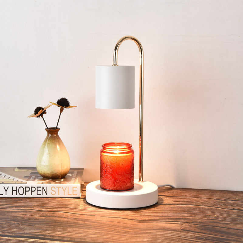 Aromatic Candle Warmer with Elegant Lamp Design