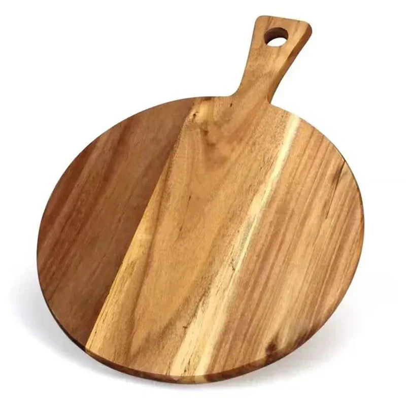 Pizza Peel and Serving Board Made of Acacia Wood with Handle