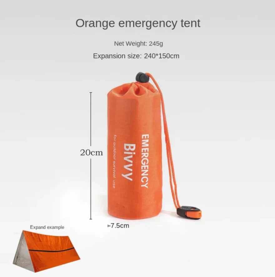2-Person Survival Tent With Thermal Insulation For Outdoor Activities And Extreme Weather Conditions
