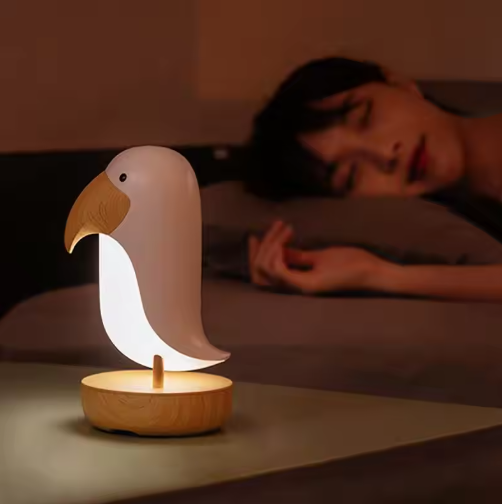 Bird Design LED Night Light with Rechargeable Battery