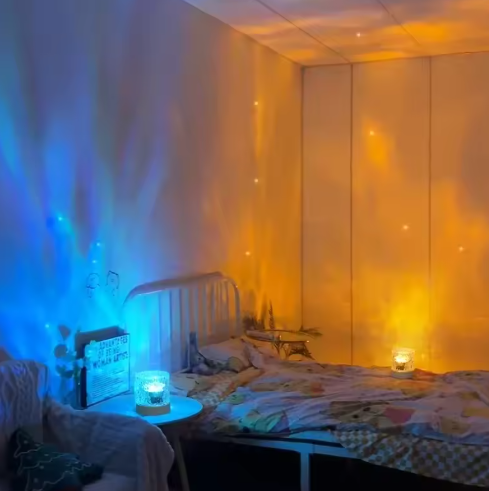 Color-Changing LED Table Lamp with Remote Control