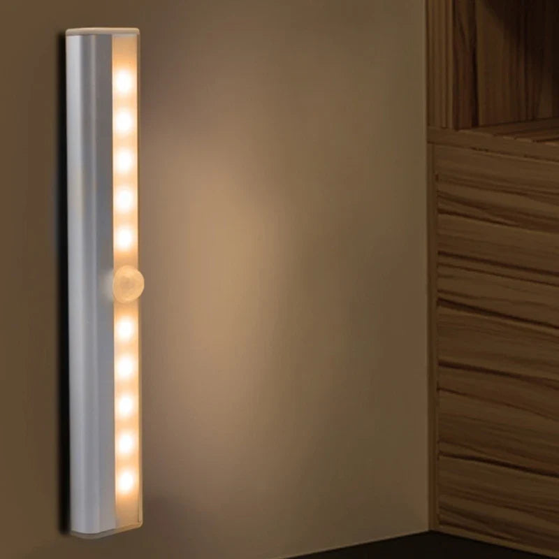 Cordless LED Light Strip with Automatic Motion Sensor