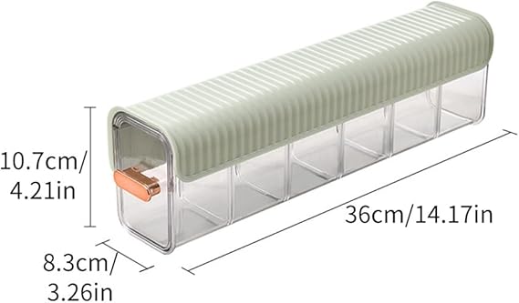 Storage Box with Compartments for Organization and Storage