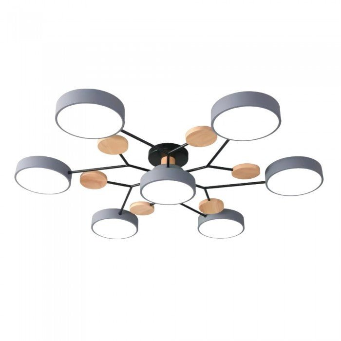 LED Ceiling Lamp in Natural Branch Style