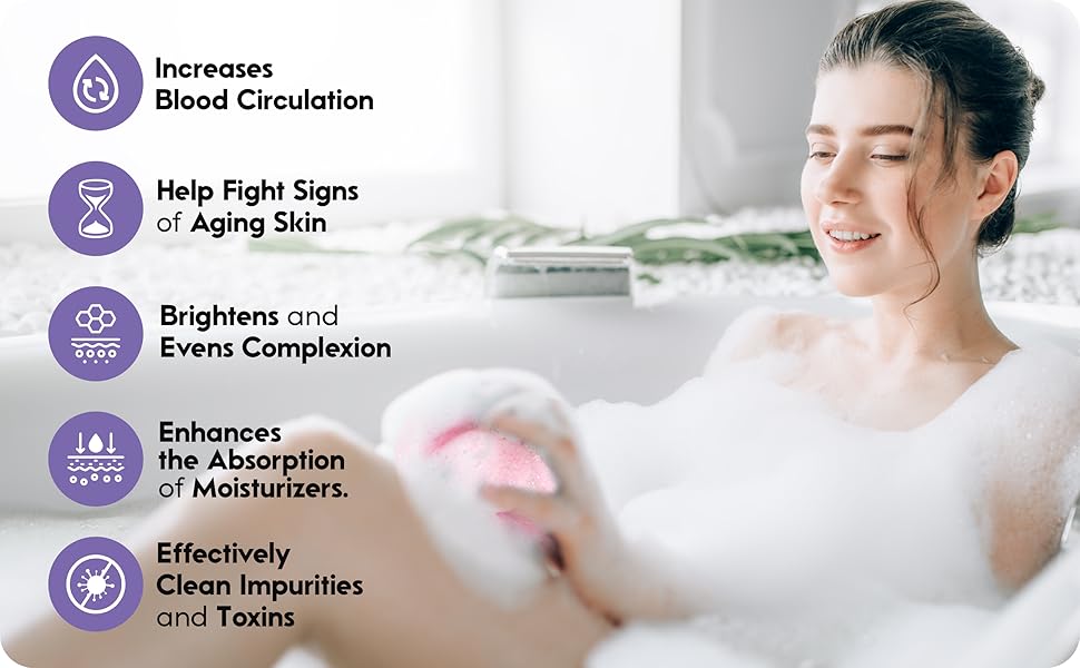 3-Pack Exfoliating Shower Scrub Cloths – Deep Cleansing & Gentle Skin Renewal