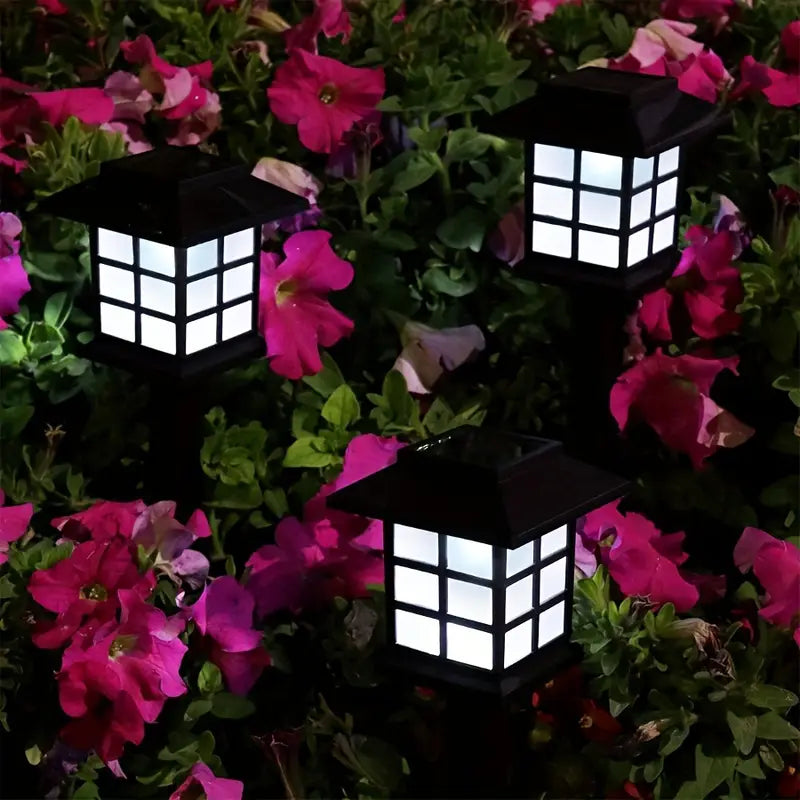 Solar Lantern Path Lighting – Waterproof LED Garden Lights for Outdoor Use Elegant Solar Lights for Driveway and Garden
