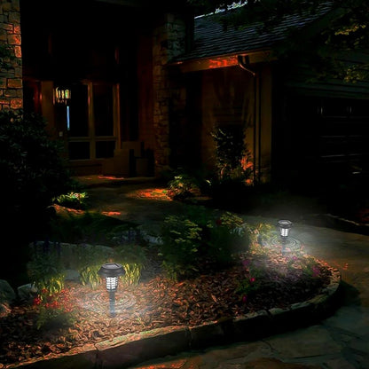 Solar Insect Killer with LED Light – Waterproof Mosquito Trap for the Garden, UV Light Mosquito Repellent Solar Garden Lamp