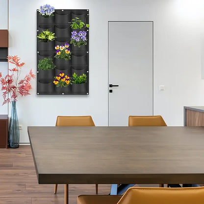 Felt Wall-Mounted Grow Bag – Three-Dimensional Non-Woven Planter Pocket for Vertical Gardens