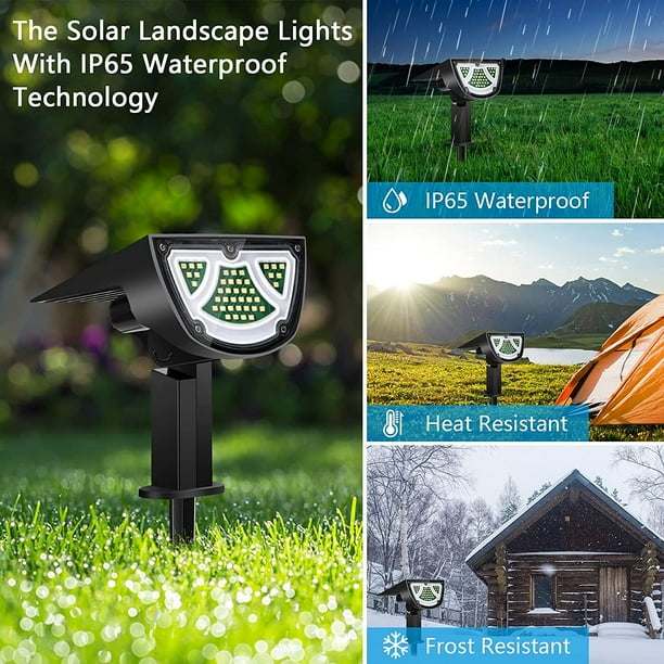 Solar LED Garden Spotlight – Energy-efficient Outdoor Lighting With Solar Panel For Garden Paths And Terraces