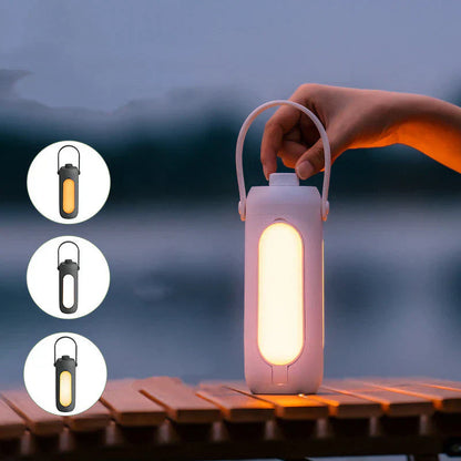 Portable Camping Lamp with Flexible Arms for Tent and Outdoor Use