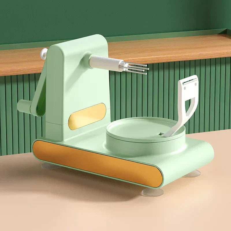 Efficient Vegetable and Fruit Peeler with Hand Crank – For Fast and Easy Peeling