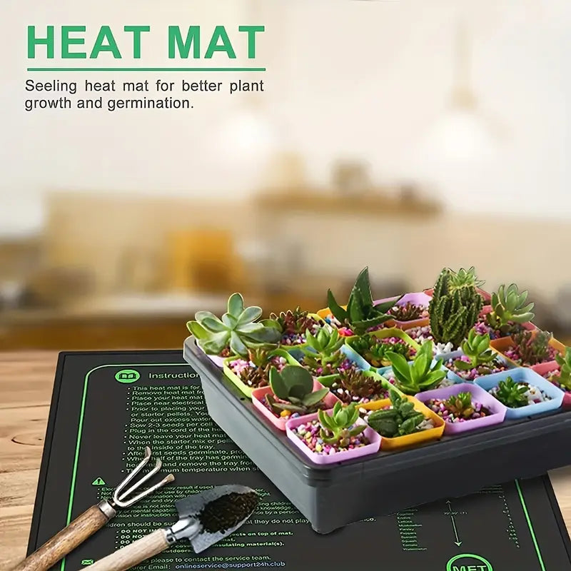 Plant Seedling Heating Mat – Temperature Control for Faster Germination and Optimal Growth