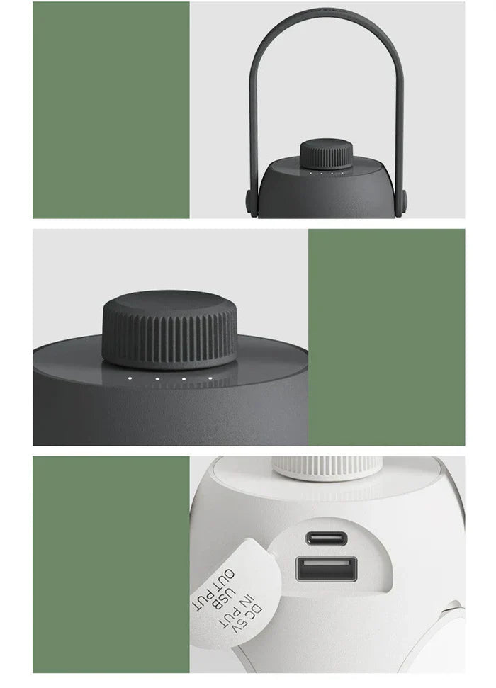 Portable Camping Lamp with Flexible Arms for Tent and Outdoor Use
