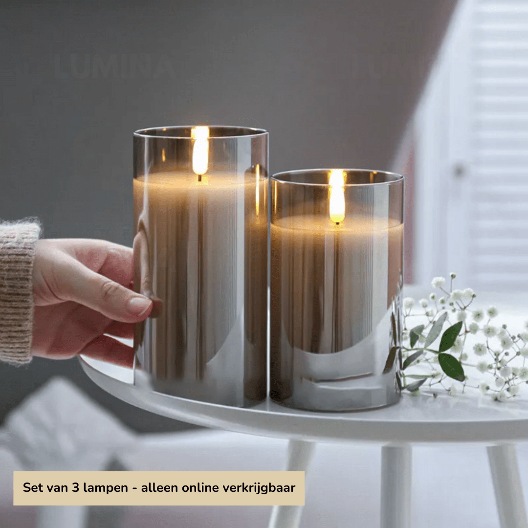 Real candle look – flickering LED candles for a cozy atmosphere, safe and long-lasting