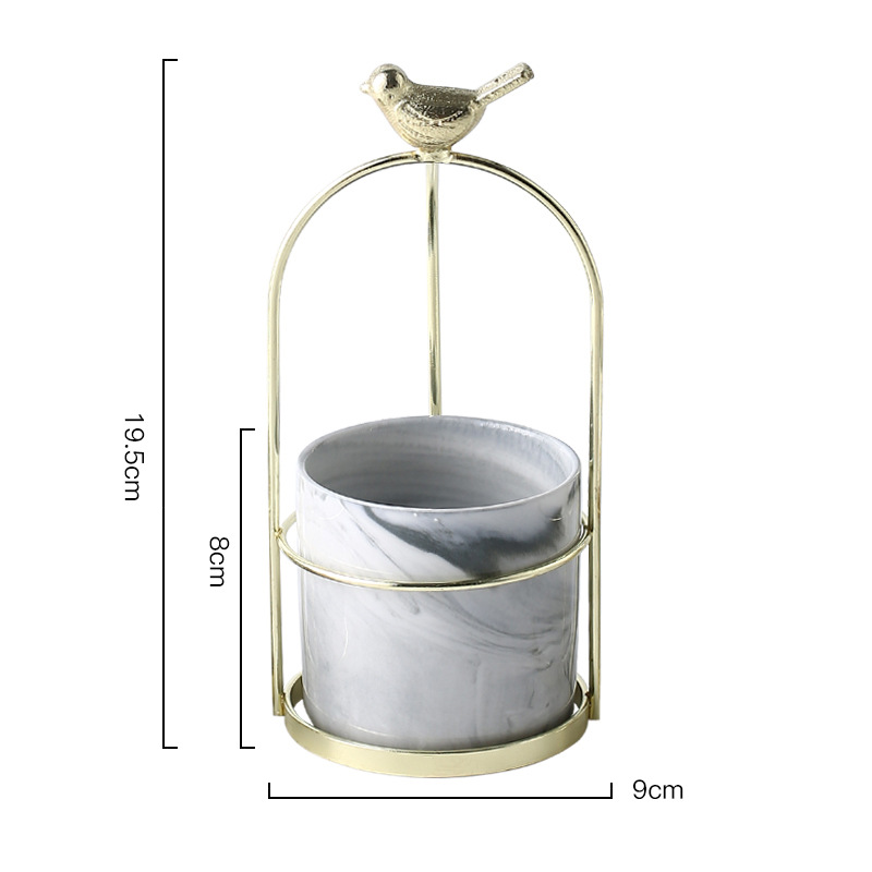 Flower Planters with Bird Design – Decorative Plant Pots for Garden and Balcony