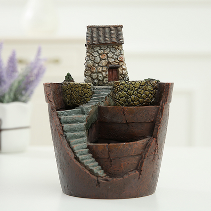 Succulent Decorative Flower Pot for Mini Gardens – Bonsai Planter for Micro Landscapes and Small Gardens