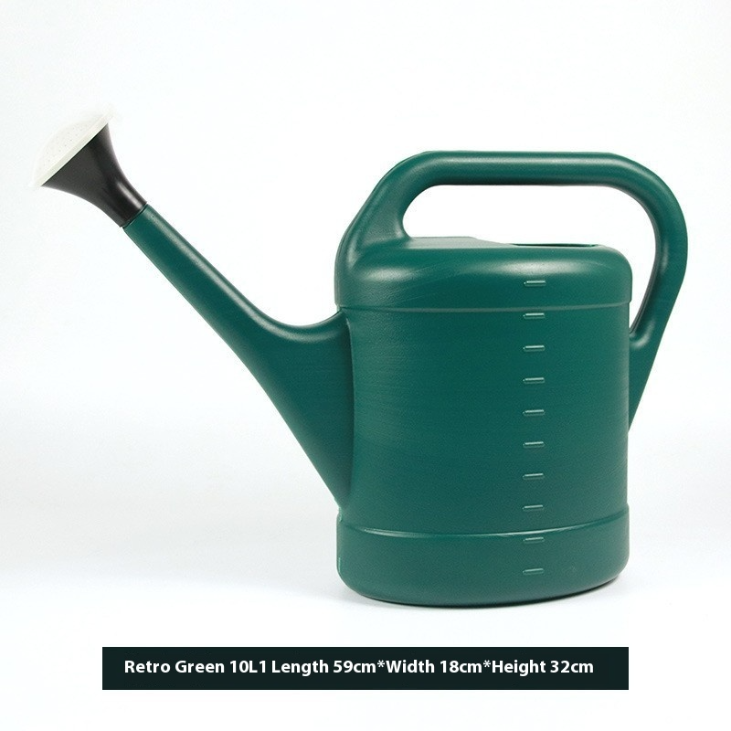 Large-Capacity Plastic Watering Can with Long Spout – Ideal Watering Can for Garden Care and Plant Watering