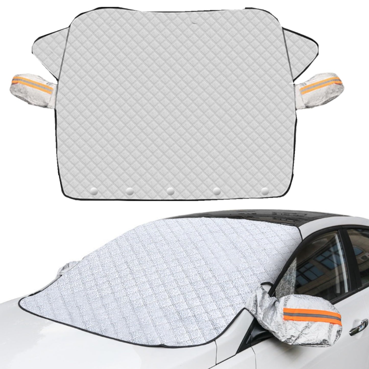 Winter-Resistant Magnetic Windshield Cover