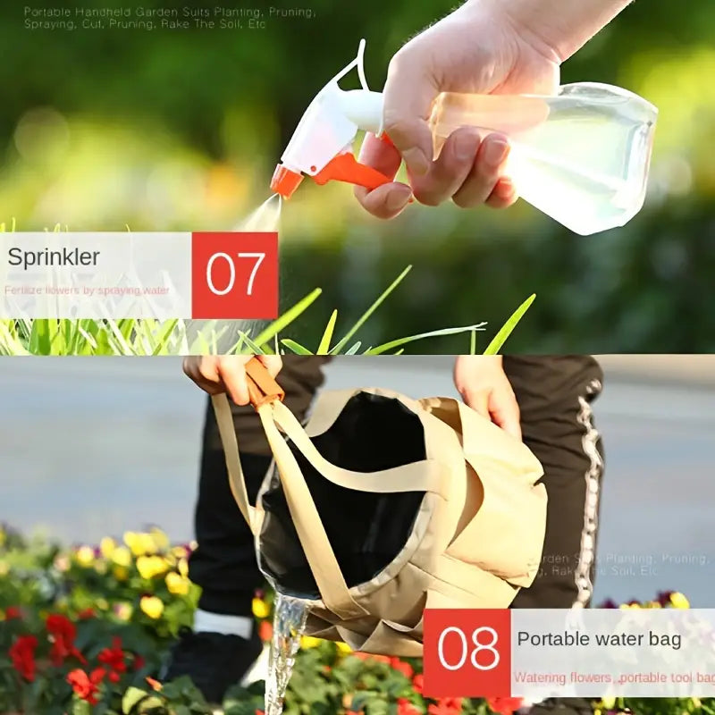 10-Piece Garden Tool Set with Carrying Bag – Complete Kit for Easy Garden Maintenance