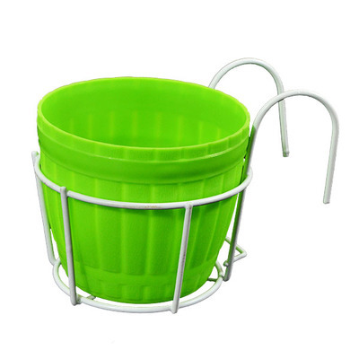 Sturdy Planter Holder with Metal Frame – Ideal for Balconies and Patios