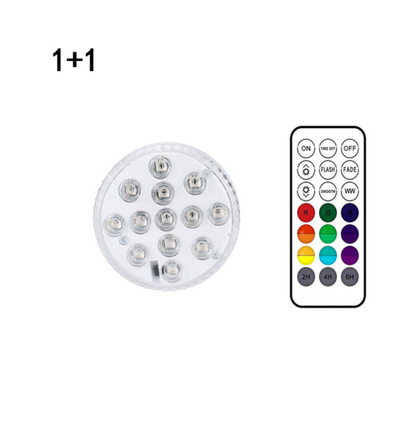 RGB LED Underwater Lighting with Remote Control – Color Changing for Pools, Bathrooms, and Ponds