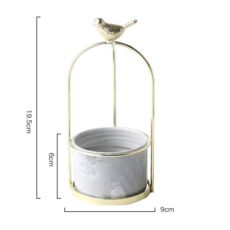 Flower Planters with Bird Design – Decorative Plant Pots for Garden and Balcony