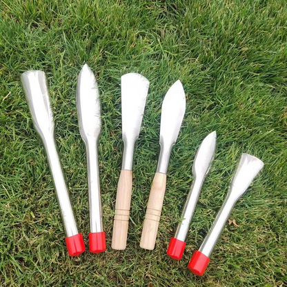 Stainless Steel Weed Puller With Wooden Handle – Sturdy Digging Tool For The Garden