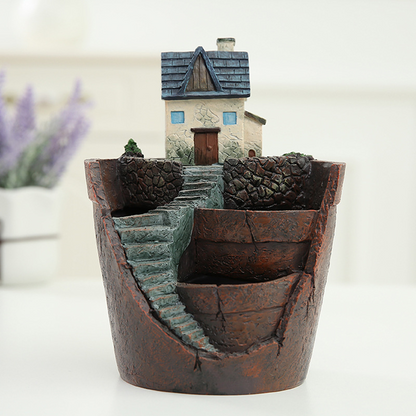 Succulent Decorative Flower Pot for Mini Gardens – Bonsai Planter for Micro Landscapes and Small Gardens