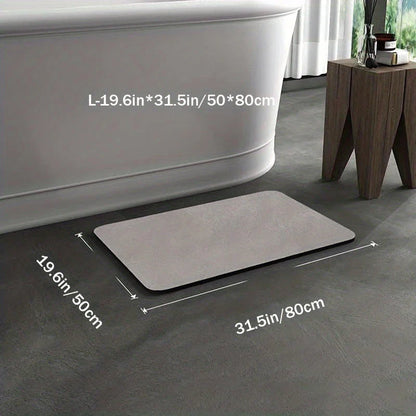Quick-Drying Bath Mat Made of Diatomite