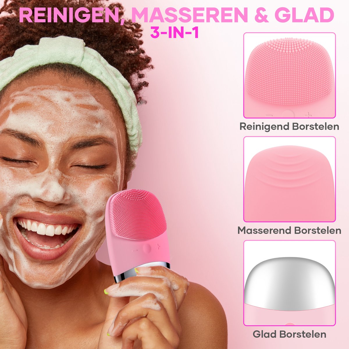 Electric Facial Cleansing Brush – Gentle and Deep Skincare for Everyday Use