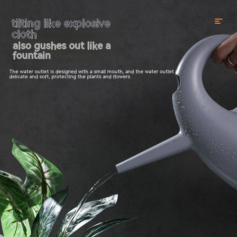 Watering Can with Extended Spout – Elegant Watering Can for Precise Plant Watering and Garden Care