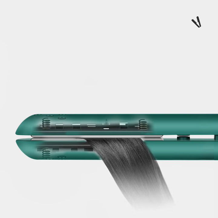2-in-1 hair styler – straightener and curling iron for versatile hairstyles