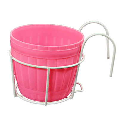 Sturdy Planter Holder with Metal Frame – Ideal for Balconies and Patios